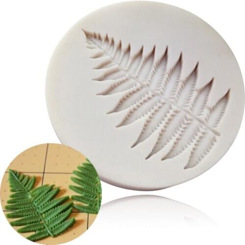 DIY Leaf Shape Silicone Fondant Cake Mould Flexible Sugar Craft Baking Mold Decor Newest