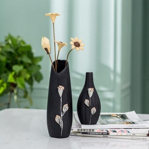 Nordic Vases Hand Pinch Flowers Ceramics Vase Minimalist Abstract Color Flowerpot Floral Arrangement Home Decoration Accessories
