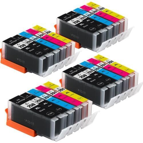 Compatible PGI-250 CLI-251 ink cartridge For canon IP7220 IP8720 MX922 MX722 MG5420 MG5422 MG5520 MG6320 MG6420 MG7120 Printer