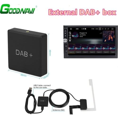 Universal USB Powered DAB+ Box Digital Radio Antenna Tuner for Car Radio Android 5.1 and Above FM Transmission DAB-004