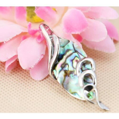 18*49mm Prevalent Embroider Natural Abalone seashells sea shells pendants Ethnic Chic DIY jewelry making design crafts gifts
