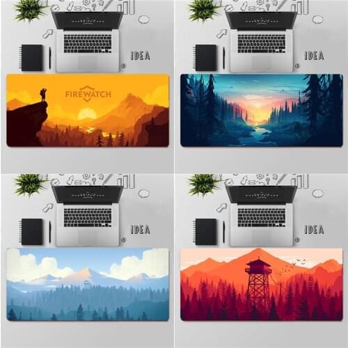 Maiya Top Quality Deep forest firewatch gamer play mats Mousepad Free Shipping Large Mouse Pad Keyboards Mat