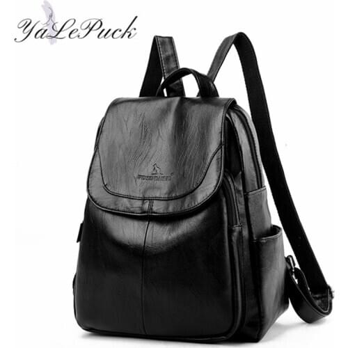 2020 Designer Backpacks Women Leather Backpacks mochila School Bag for Teenager Girls Travel Backpack Retro Bagpack Sac a Dos