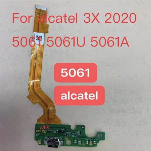 10pcs for NEW USB Port Charging Board For Alcatel 3X 2020 5061 5061U 5061A USB Charging Dock Port Flex cable Repair Parts