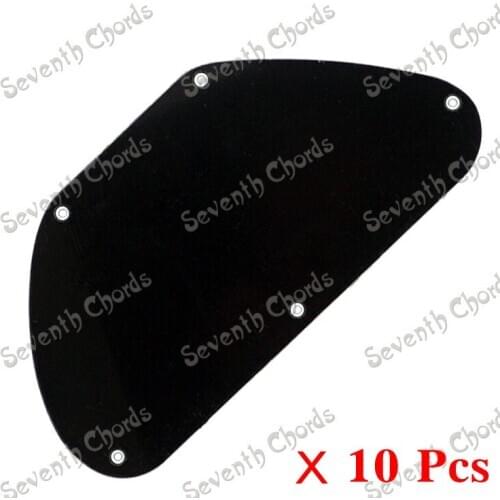 10 Pcs HC-1014 Black Plastic Bass Guitar Cavity Cover Cover Back Plate Wiring BackPlate Guitar Pickguard