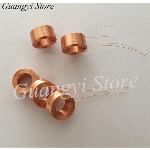 10pcs Hollow Self-adhesive Coil Experimental Coil Electromagnetic Induction Coil of Solenoid Valve Coil of Electric Toy