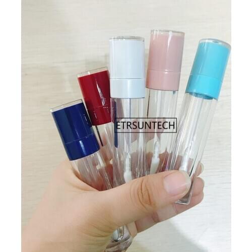 100pcs 8ml Empty Lip Gloss Bottle Round Tube DIY Lipstick Container Refillable Vials SampleMakeup Accessories F3761