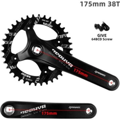 104BCD Bike Square Hole Bicycle Crank Chainwheel Chainrings 170mm 175mm Crankset