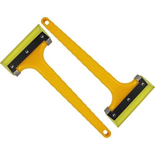 2pcs Long Handle Snow Ice Scraper Glass Removal Clean Tool Auto Car Vehicle Fashion And Useful Convenient Snow Shovels 5B43