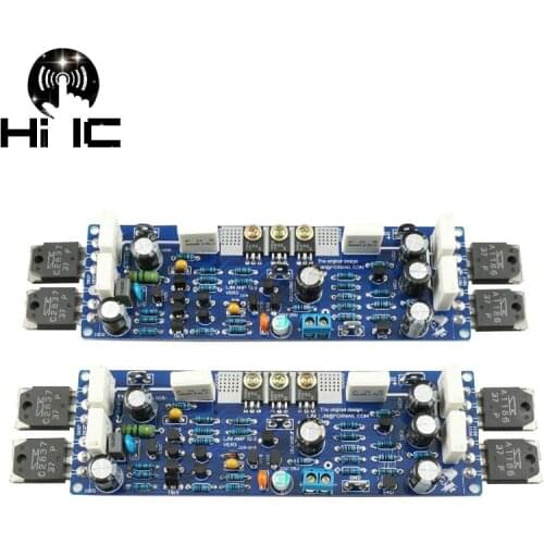 2 PCS Audio L12-2 Power Amplifier Kit 2 Channel Ultra-low Distortion Amplifier Classic AMP DIY Kit/Finished Free Shipping
