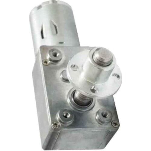 8mm shaft 33mm shaft lenght 24v 370 dc worm gear motor 90D right angle reducer 6v 12v DC micro motor from 14-230rpm JGY-370