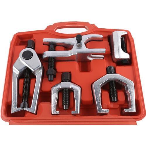 5Pcs Ball Joint Separator Arm Puller Remover Ball Extractor Front End Service Tool Kit Multi-function Auto Maintenance Tool Set