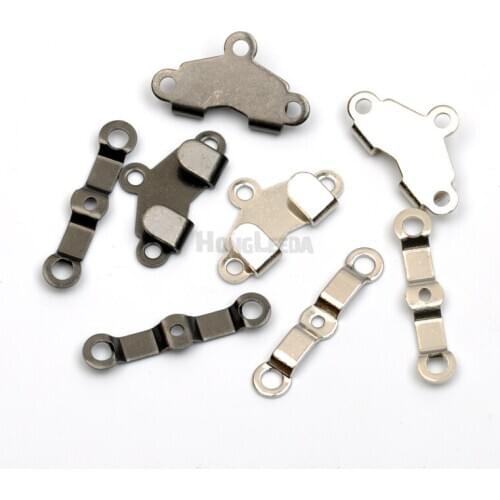 60pair/lot trousers hooks metal brass hook and eye for pants skirts bra silver nickle black nickle color free shipping 8019A