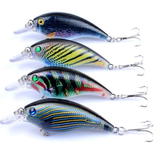 7.5cm/10.5g Sinking Minnow Isca Artificial Baits For Bass Perch Pike Trout Design Pesca Stream Hard Fishing Lure