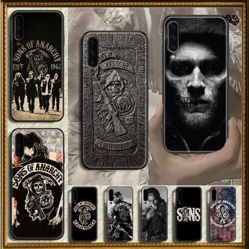 TV Sons of Anarchy Phone case For Samsung Galaxy A 3 5 7 8 10 20 21 30 40 50 51 70 71 E S 2016 2018 4G black painting coque