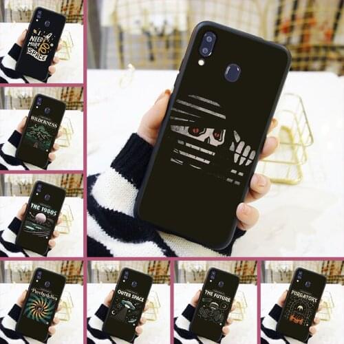 Black Space Star Case For Samsung Galaxy M40 M30 M20 M10 Soft Silicone Back Cover For Samsung Galaxy M10 M20 M30 M40 Phone Case
