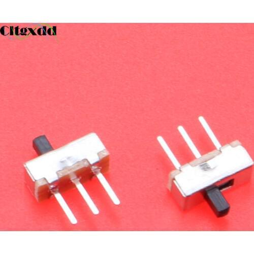 Cltgxdd 1pcs SS12D00G3 Toggle Switch 2 Position SPDT 1P2T 3 Pin PCB Panel Interruptor on-off Mini Vertical Slide Switch