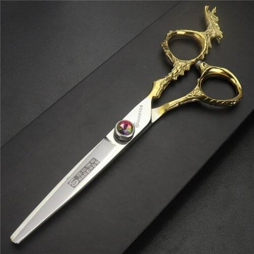 Long cut hairdressing scissors 6.0 professional barber scissors brand high quality barber shop tool scissors thinning scissors