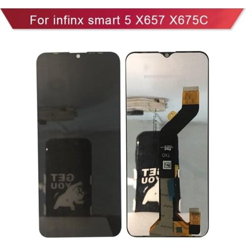 For Infinix Smart 5 X657 X657C Full LCD Display Assembly Complete Touch Screen Digitizer Replacement