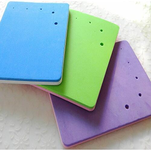 The double-sided five-hole fondant cake mat square sponge foam pad DIY tool mold-S127 for kitchen accessories