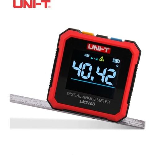 UNI-T LM320A LM320D Best Angle Protractor Universal Oblique Angle 360 Degree Mini Electronic Digital Inclinometer Measuring Tool