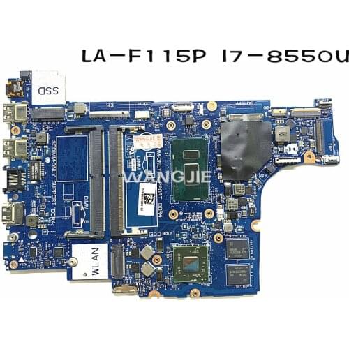 For DELL Inspiron 5770 Laptop Motherboard CN-0Y8YF0 0Y8YF0 Y8YF0 CAL50/DAL10 LA-F115P With SR3CL I7-8550U CPU 100% full Tested