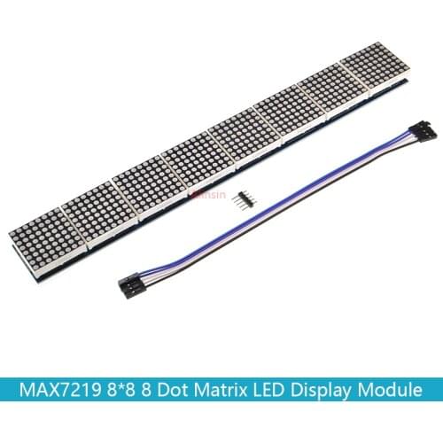 MAX7219 8*8 8 Dot Matrix LED Display Module Digital Tube Microcontroller Control Drive Board 5V For Arduino Electronic DIY Kit