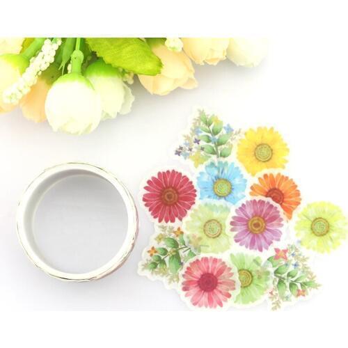 Cute cartoon cat washi tape DIY decorative scrapbooking sticker planner masking adhesive tape label