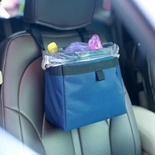 Multifunctional Foldable Hanging Car Auto Garbage Bag Rubbish Bin Storage Pouch Car Styling Accessories Interior