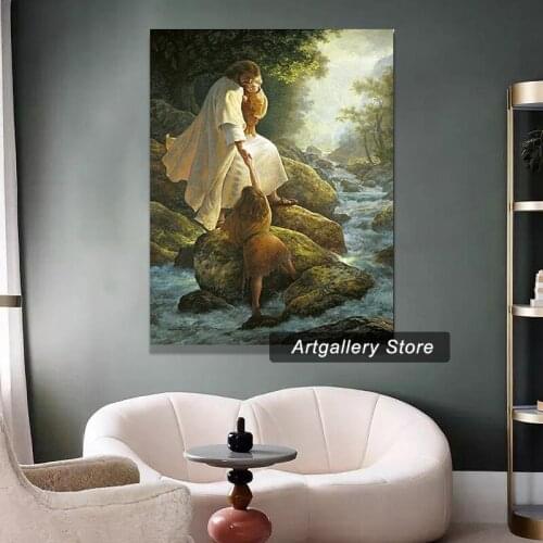 Be Not Afraid Christian Art Canvas Prints Picture Modular God Christ Jesus Paintings For Living Room Poster On The Wall Decor