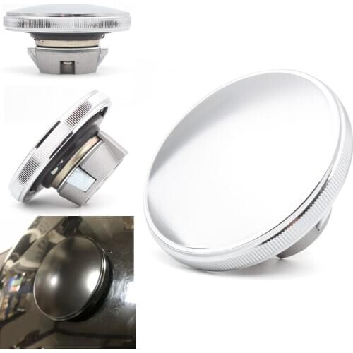 Motorcycle Fuel Gas Tank Round Chrome Oil Cap Cover Aluminum Decorative Accessories For Harley Davidson Street 500 750 2015-2019