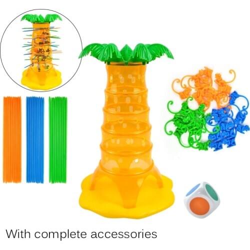 Cute Multiplayer Tabletop Game Educational Monkey Climbing Tree Toy Montessori Table Game Toy Family Board Game Toy Kid Gift
