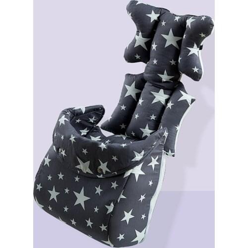 Baby Stroller Seat Cushion with Footmuff Kids Pushchair Car Cart Highchair Seat Mattress Baby Stroller Cushion Pad Accessories