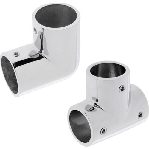 Boat Hand Rail Fitting 90 Degree Elbow 25mm with Handrail Fittings Tee