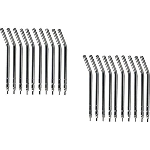 20/10pcs 3 Way Dental Air Water Syringe Spray Nozzles Tips For Teeth Whitening Tube Stainless Steel Syringe Spray Nozzles Tips