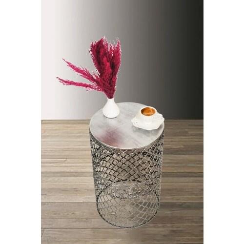 Modern Black Silver Patina Coffee table 30x48 cm coffe table