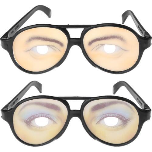 Crazy creative Eyes Glasses Funny Specs Shape Changing Shades Halloween Party Joke Gifts