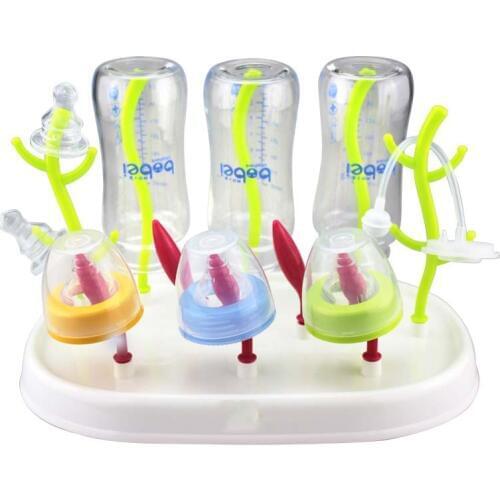 Baby Bottle Drying Rack Kitchen Countertop Rack Escorredor De Mamadeira Drying Rack For Babies Bottle Drainer Cleaning Dryer