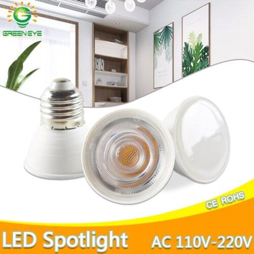 LED Bulb 6W 7W 110V 220V 2835 SMD E27 E14 MR16 GU10 MR11 AC12V led spotlight bulb Bombillas dimmable LED Lamp Spotlight Lampara
