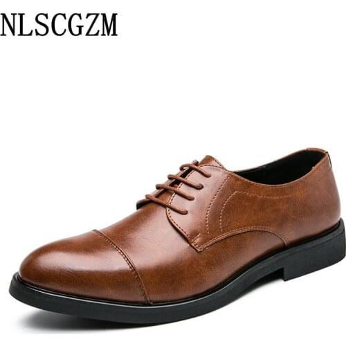 Formal Shoes Men Wedding Dress Oxford Shoes for Men Office 2021 Italian Coiffeur Men Dress Shoes Leather Business Suit Chaussure