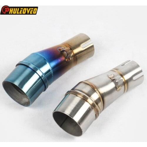 Stainless Steel Motorcycle Exhaust Pipe Muffler Link Pipe Kawasaki NINJA 250 Link Pipe Motorbike Exhaust Mid Link Pipe NINJA250