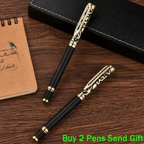 High Quality Full Metal Luxury Brand Business Men Siganture Writing Pen Buy 2 Pens Send Gift