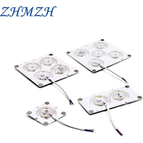 ZHMZH LED Modules Light Source Chips Ceiling Lamp LED Beads Installed with Magnets Indoor Light 12W 24W 36W 45W AC220V 6500K
