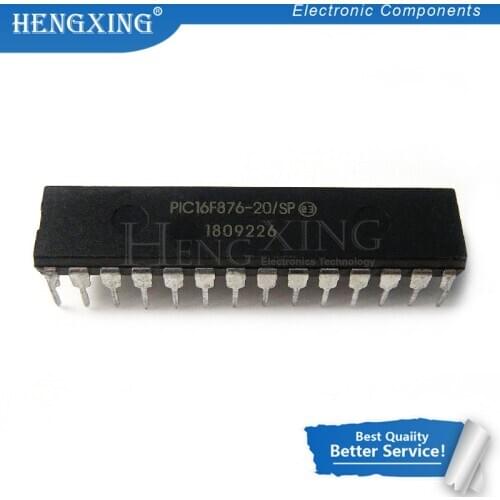 1pcs/lot PIC16F876-20/SP 16F876-20/SP PIC16F876 DIP-28 In Stock