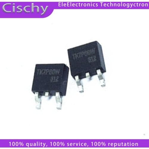 10pcs TK7P60W TO-252 TK7P60 TO252 7P60 7P60W 600V 7A TK7P60W new original In Stock