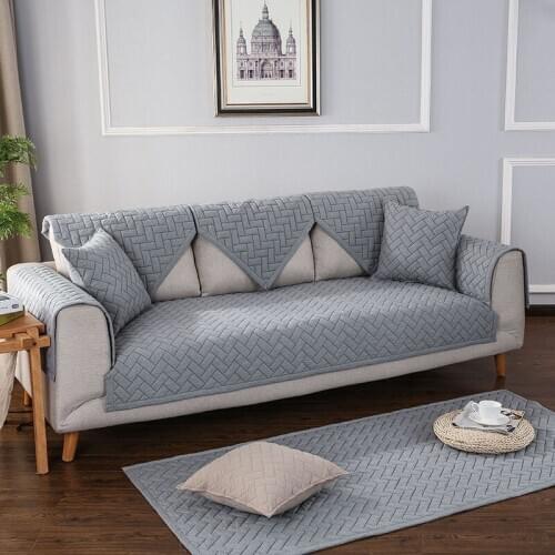 17 Sizes Non-slip Classic Elegant Woven Design Sofa Towel Couch Cushion Cover Baby Mattress Bay Window Pad Carpet Yoga Mat 1 Pc