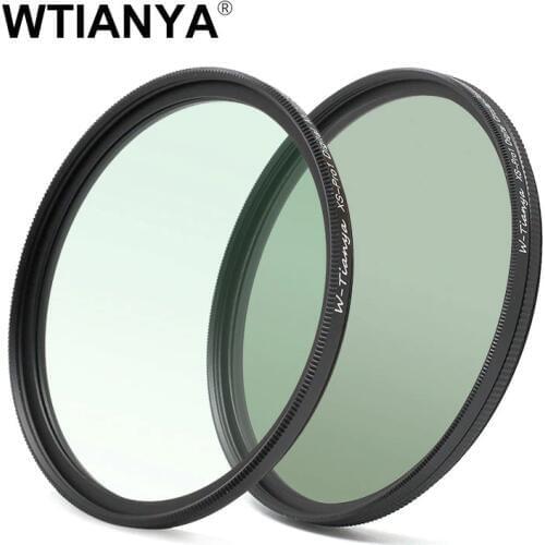 2PCS/Set) WTIANYA 95mm SLIM Circular Polarizer Polarizing CPL Filter + 95 mm Multicoated MC UV Protective Filter HD