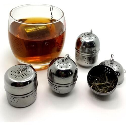 3Pcs Premium Stainless Steel Tea Ball Strainer Steep Loose Leaf Tea Herbal Spices Seasonings Teapot Tea Coffee Cup Kitchen Tool