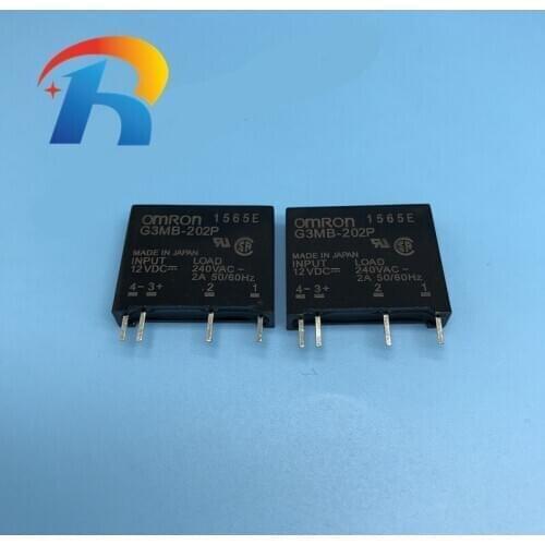 5PCS Smart Electronics New Original Solid State Relay G3MB-202P DC-AC PCB SSR In 12VDC,Out 240V AC 2A G3MB-202P-12VDC