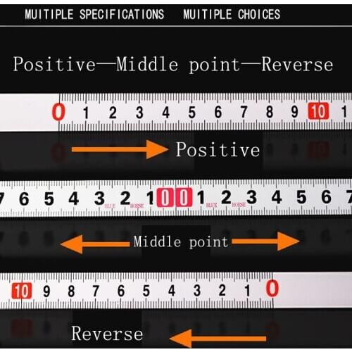 Free ShippingStainless Steel Miter Track Tape Measure SelfAdhesiveMetric ScaleRuler1M-2M for Router Table Woodworking Jig Pipe